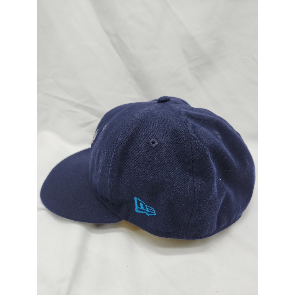 Everett AquaSox Hat New Era 59FIFTY Frog MiLB Fitted Cap 7 7/8 Navy - Picture 2 of 6